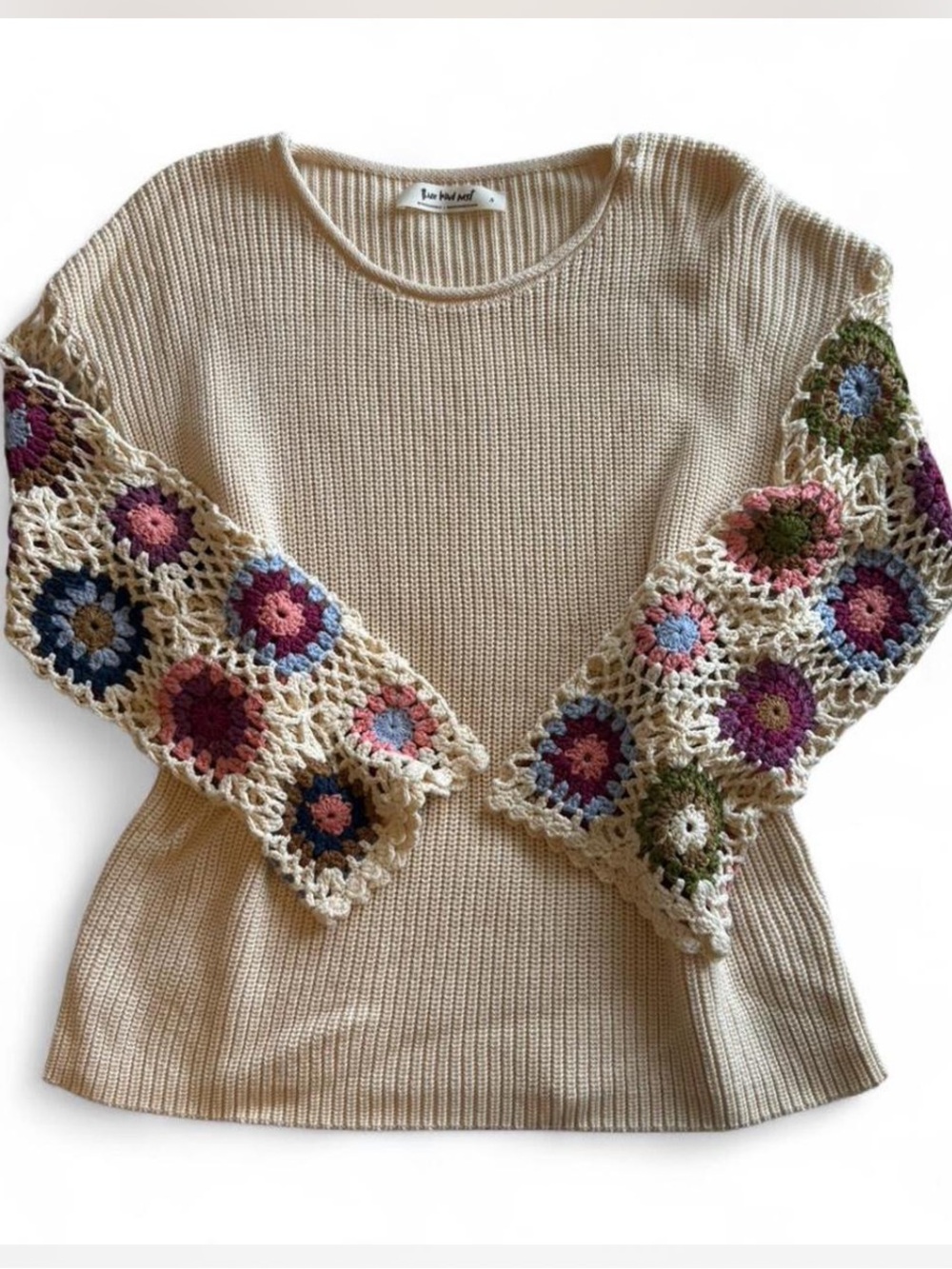 Granny Square Crochet Sweater